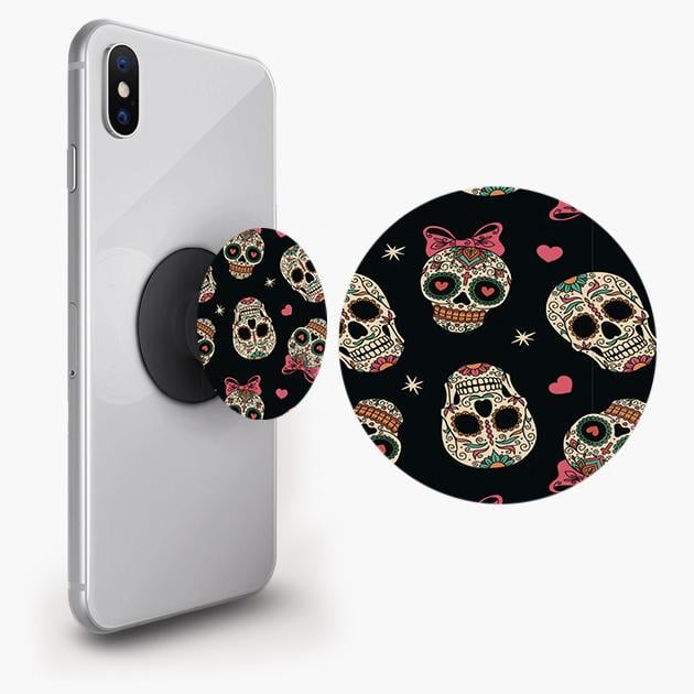 Попсокет для телефону PopSockets Черепа Чорний (pop181) - фото 3