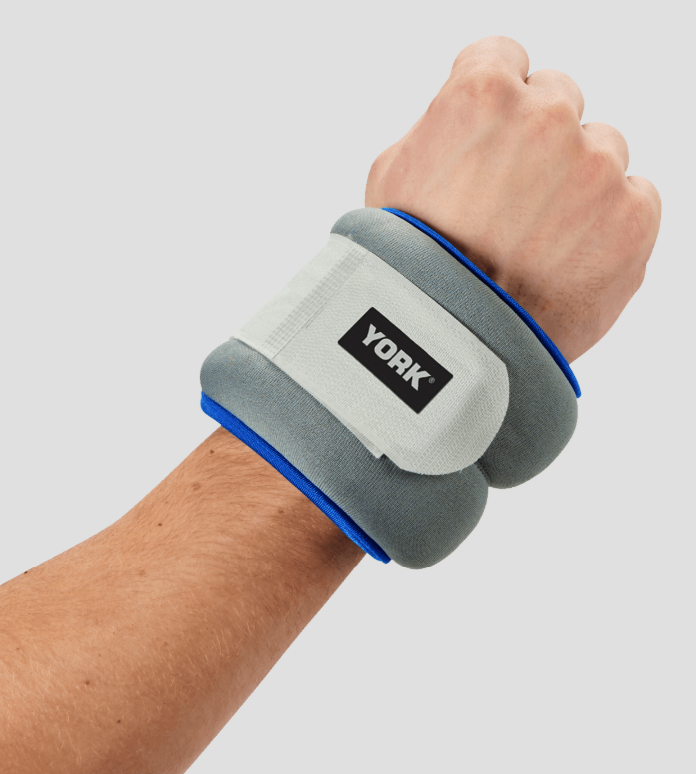 Утяжелители York Fitness Soft для рук и ног 2х1,5 кг Серый (5062) - фото 4