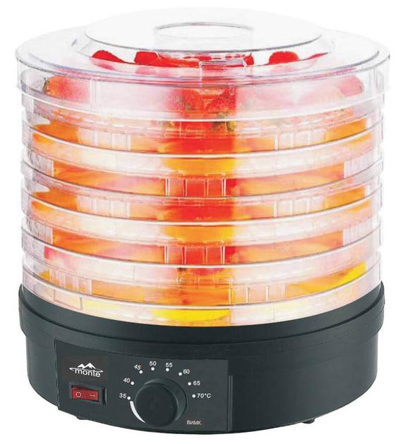Сушарка для овочів та фруктів Monte MT-1661 Сушарка для овочів та фруктів Monte MT-1661