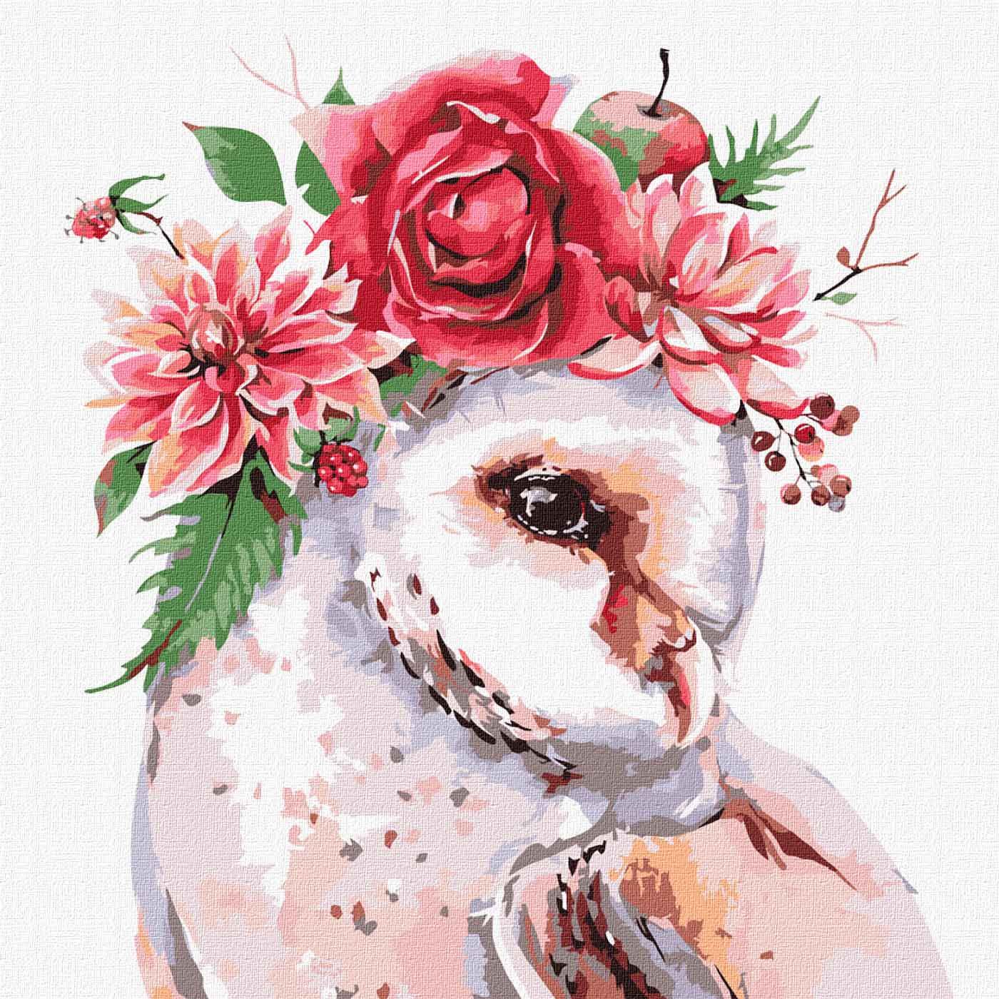 Картина по номерам Идейка Города Люди Берегиня леса 30х30 см в термопакете (КНО4255-mt)