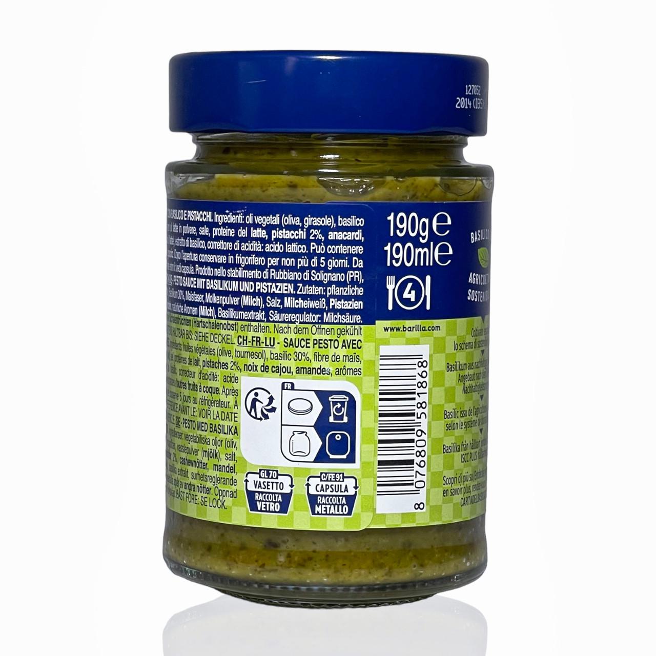 Соус песто Barilla pesto basilico e pistacchio 190 мл (1801587430) - фото 2