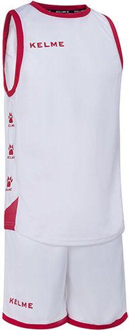 Комплект баскетбольной формы б/р Kelme VITORIA 80803.0140 M Бело-красный
