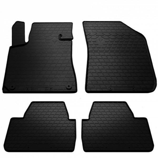 Коврики резиновые Peugeot 308 II T9 universal 2013 2016 plastic clips CP2 Stingray 4 шт.