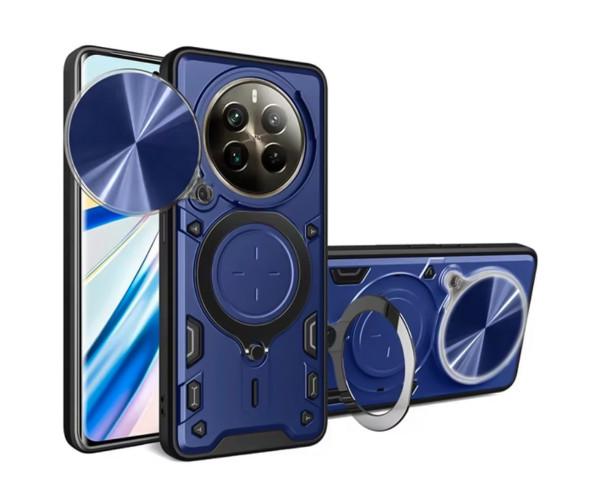 Чехол - накладка Omeve Magnetic Ring для Realme 12 Plus / 12 4G Синий Чехол - накладка Omeve Magnetic Ring для Realme 12 Plus / 12 4G Синий