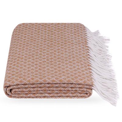 Плед рута 130х180 см Бежевый - фото 1 Плед рута 130х180 см Бежевый - фото 1