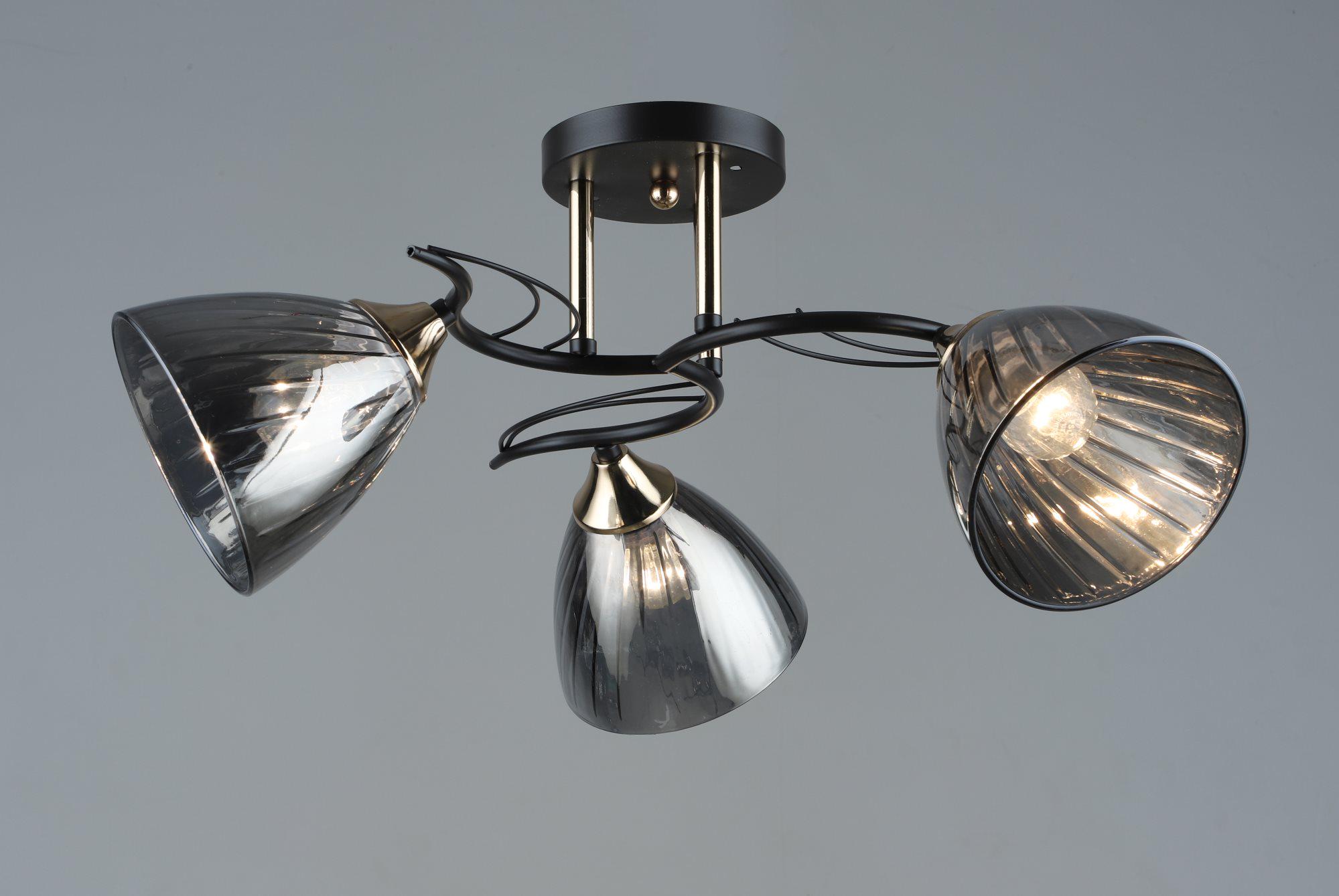 Люстра потолочная Sirius B N5467/3 COFFEE+FGD