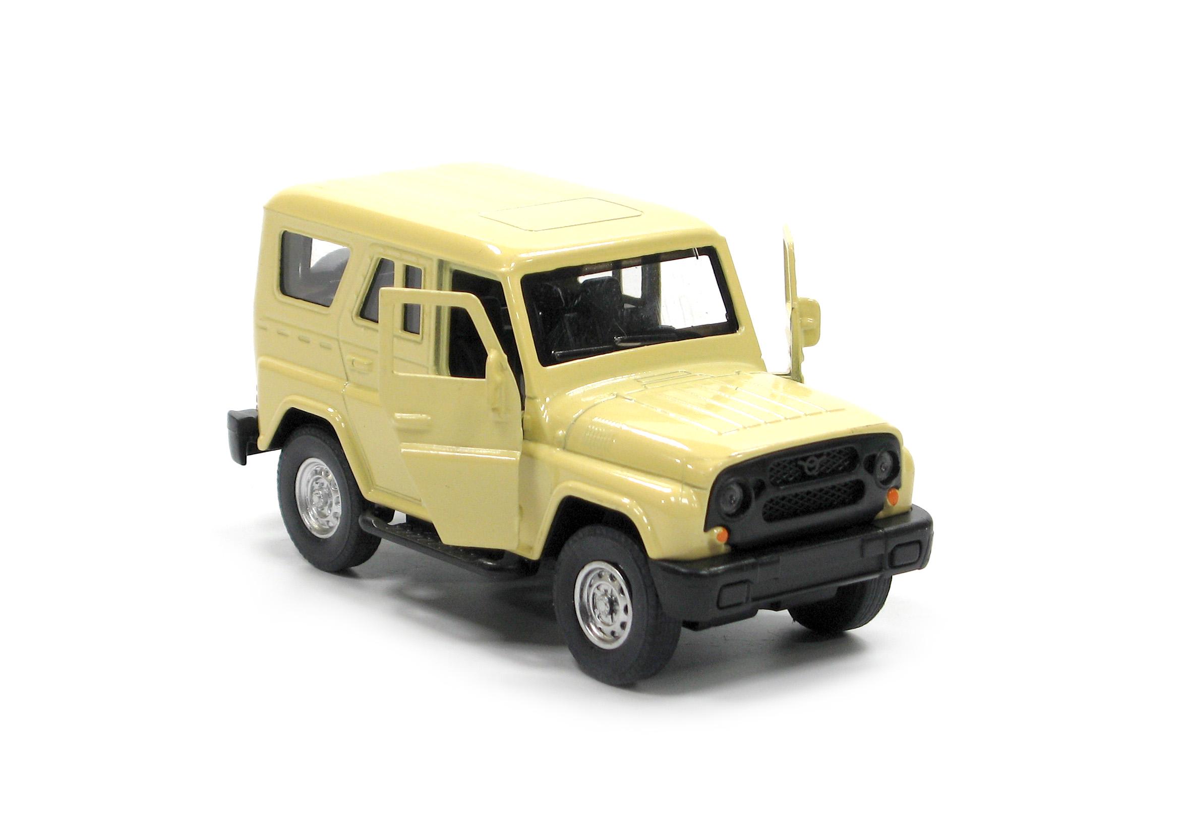 Модель металлическая Автопром Hunter 1:32-36 (3277 Beige) - фото 6 Модель металлическая Автопром Hunter 1:32-36 (3277 Beige) - фото 6