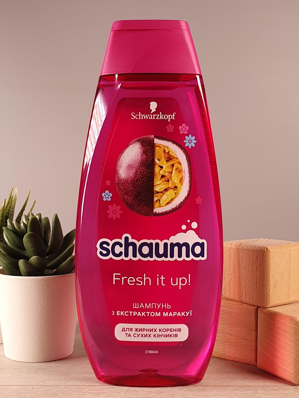 Шампунь для волос Schauma Для жирных корней и сухих кончиков Fresh it up 400 мл (1882709564)