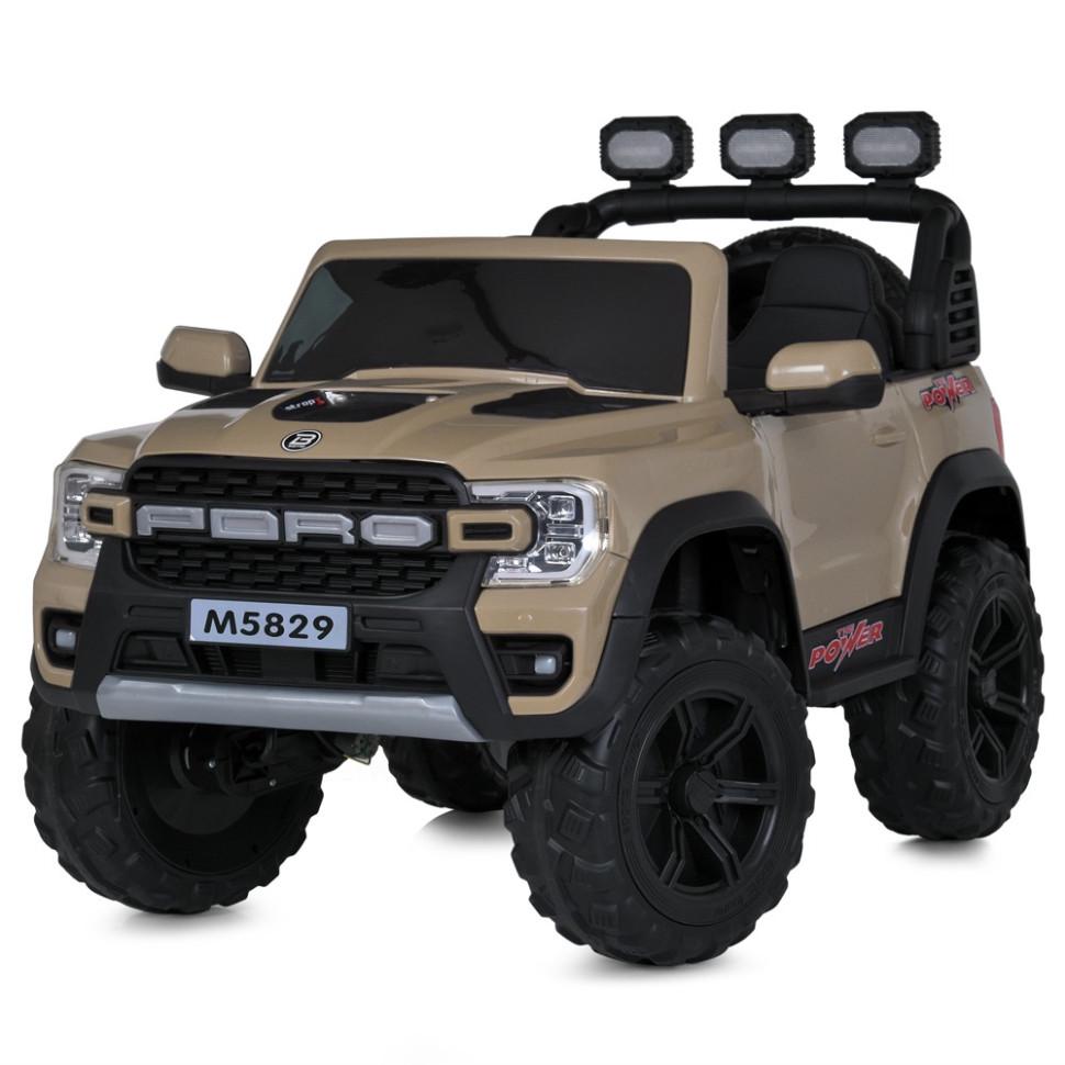 Детский электромобиль Bambi джип 4WD 35 кг с пультом Коричневый (DE-169-E-619) Детский электромобиль Bambi джип 4WD 35 кг с пультом Коричневый (DE-169-E-619)
