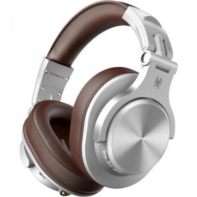 Гарнитура Oneodio Fusion A70 Bluetooth 3,5/6,35 мм Silver/Brown (36262926)