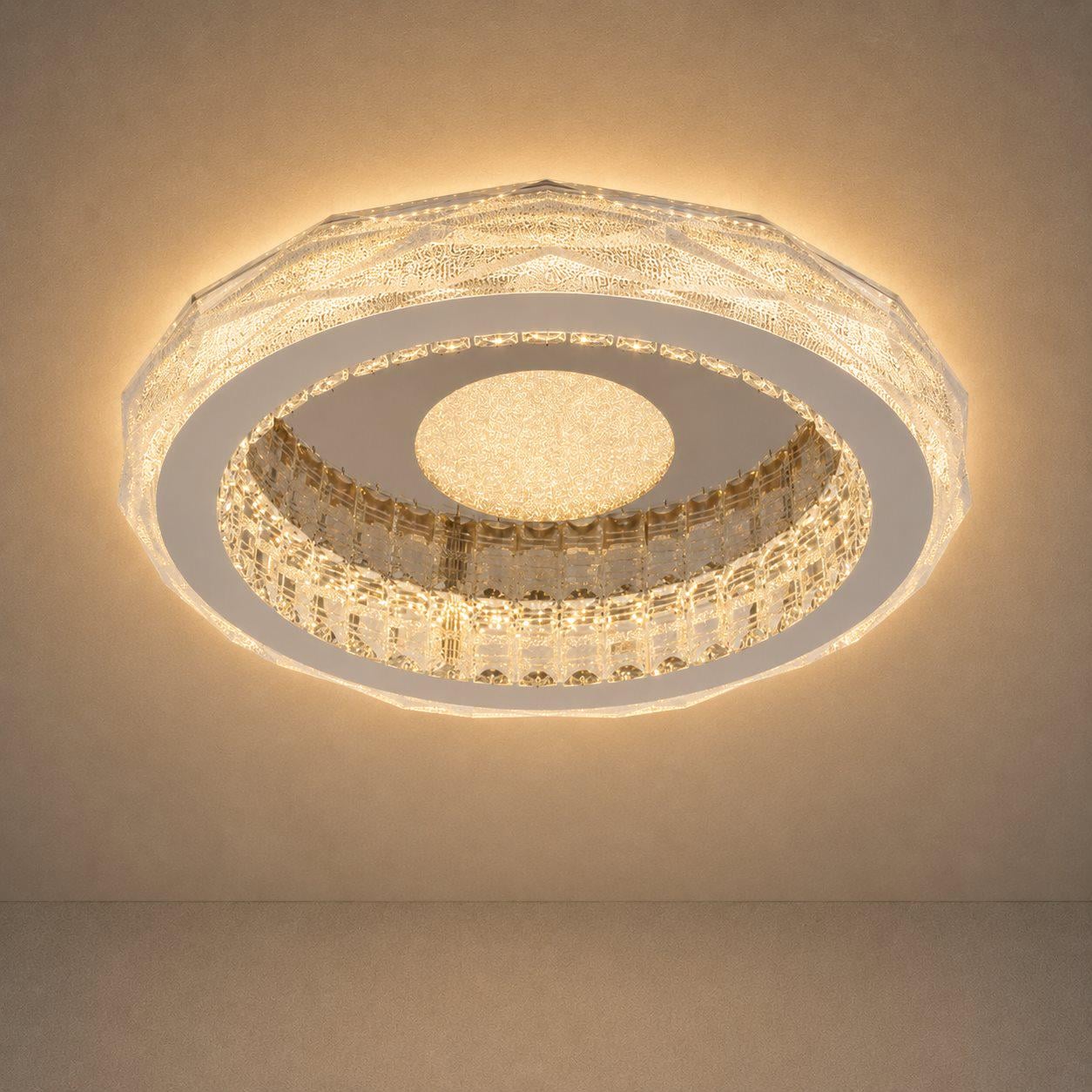 Люстра потолочная Valeso S1001-500C LED 114W Dark Chrom/CR Хром (000052262)