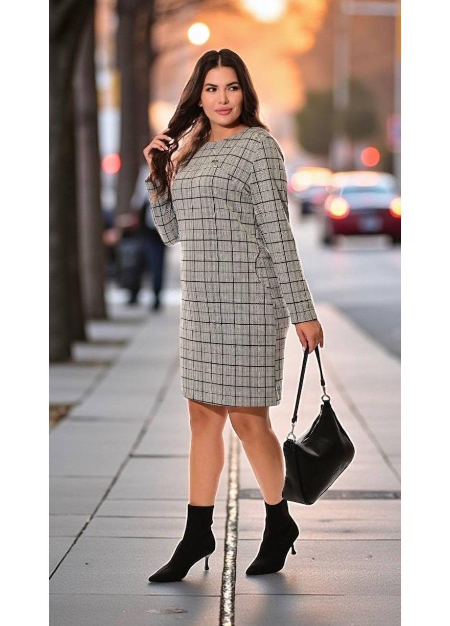 Платье женское трикотажное Anastasimo 4XL Серый (535 Серый 4XL )