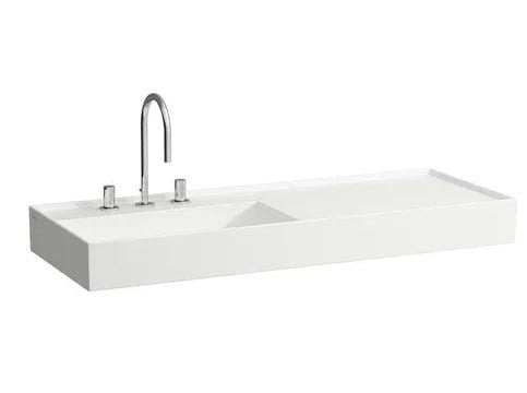 Умывальник Laufen Ino SaphirKeramik 120x46 см Белый (H8133320001581) Умывальник Laufen Ino SaphirKeramik 120x46 см Белый (H8133320001581)