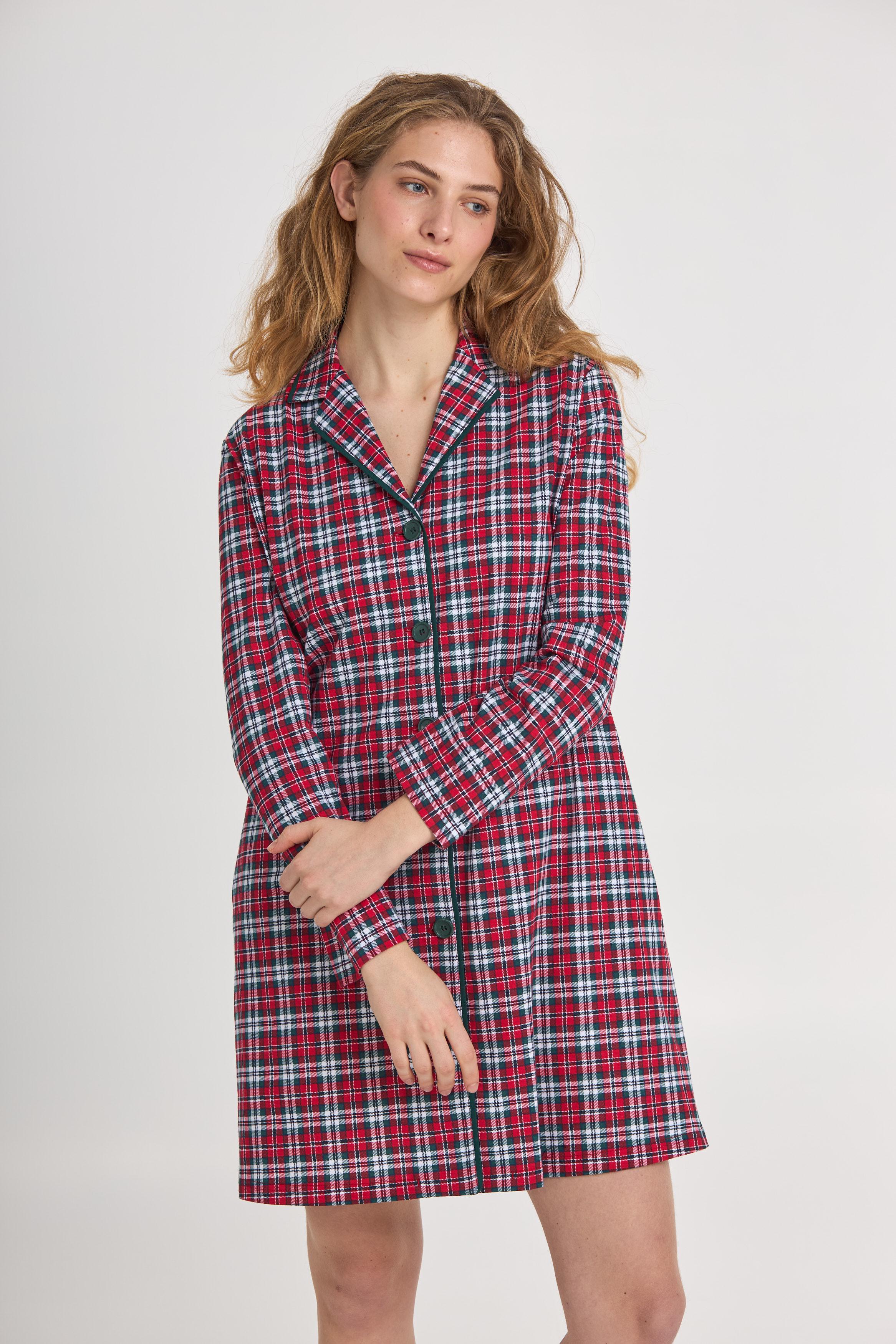 Ночная рубашка Ellen Jolly ldk 126/11/01 L Зеленый/Красный (126/11/01)