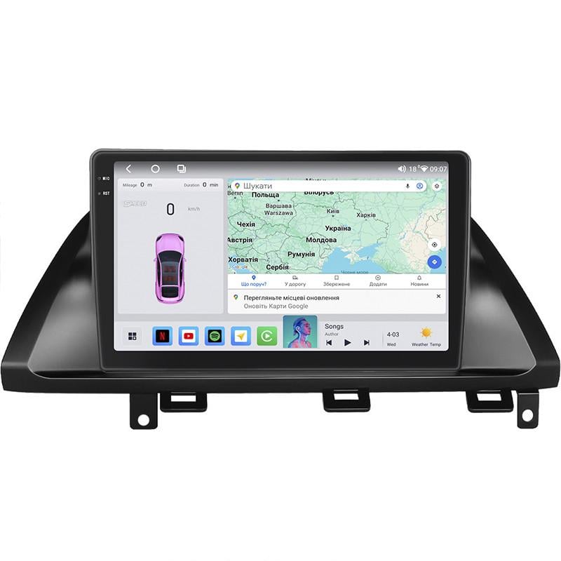 Автомагнитола штатная Lesko QLED CarPlay/4G/Wi-Fi/GPS/360° для Honda Odyssey IV 2008-2013 4/64Gb 10" (2328225300)