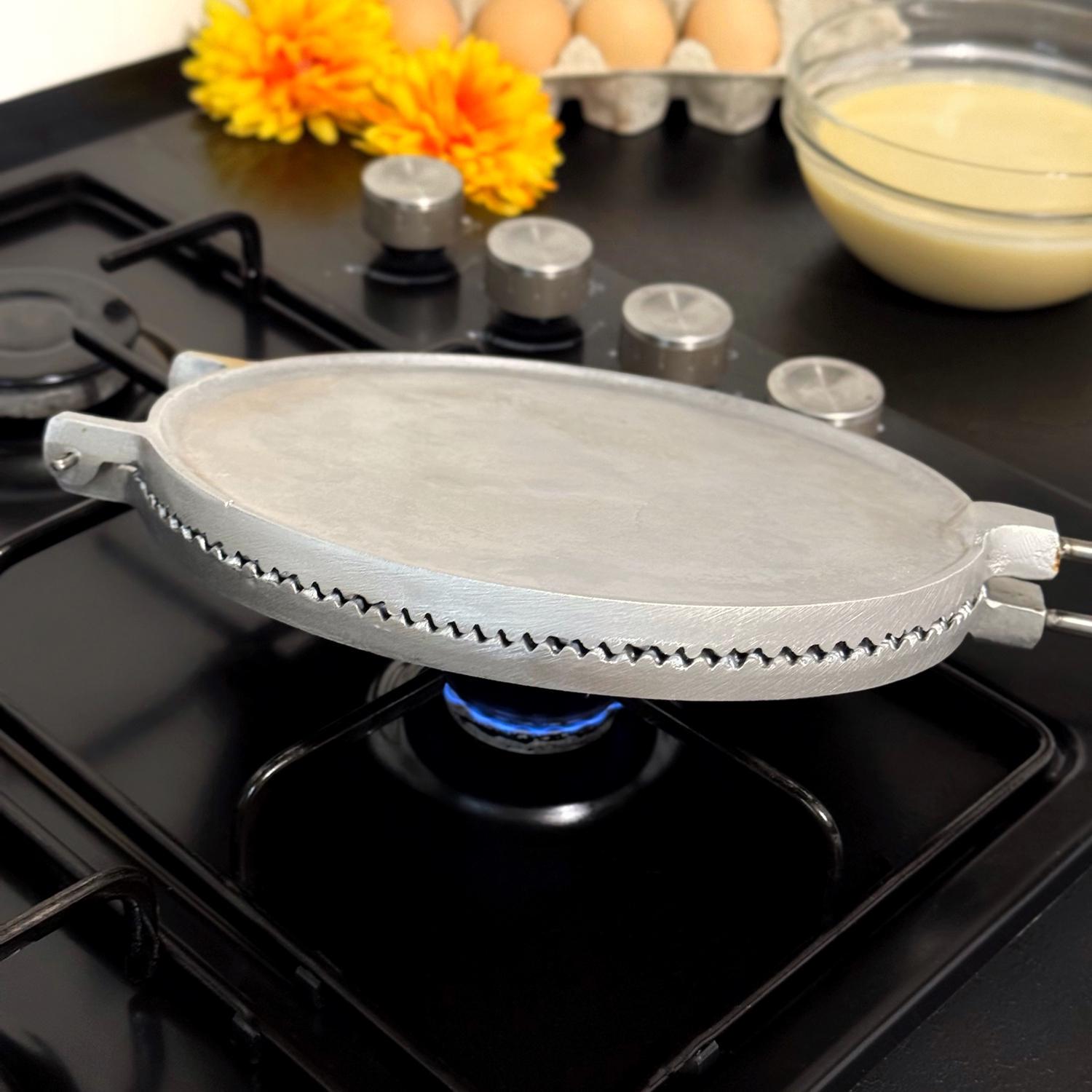 Форма для випічки вафельних коржів для тортових вафель на плиті Ø 18 см зі знімними ручками (28843773) - фото 31 Форма для випічки вафельних коржів для тортових вафель на плиті Ø 18 см зі знімними ручками (28843773) - фото 31