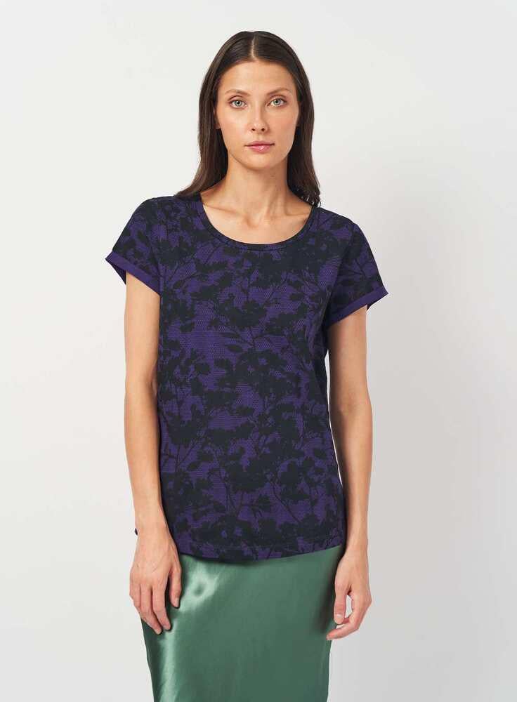 Футболка Q.Silver 41.810.32.5170x36 жіноча XS Темно-фіолетовий (175140)