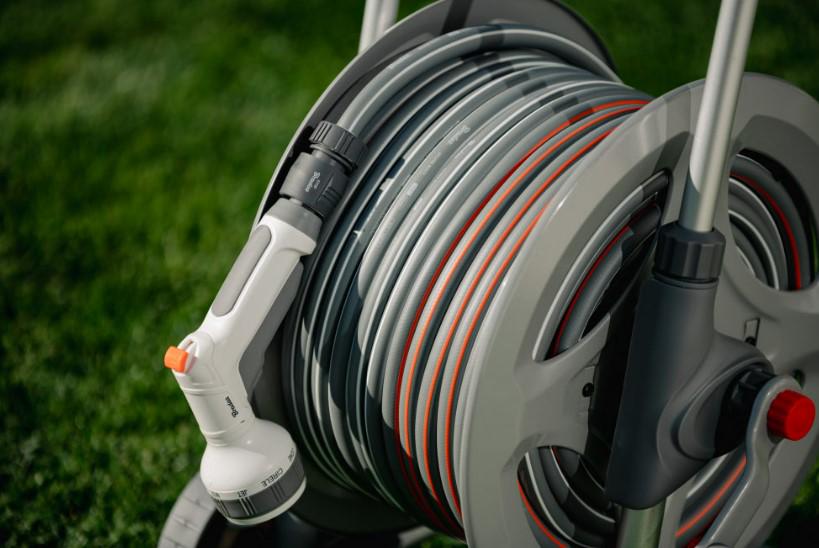 Візок металевий зі шлангом Bradas W Line 1/2" 20 м та аксесуарами комплект для поливу SILVER PRO SET White (WL-AG33320SET1) - фото 4