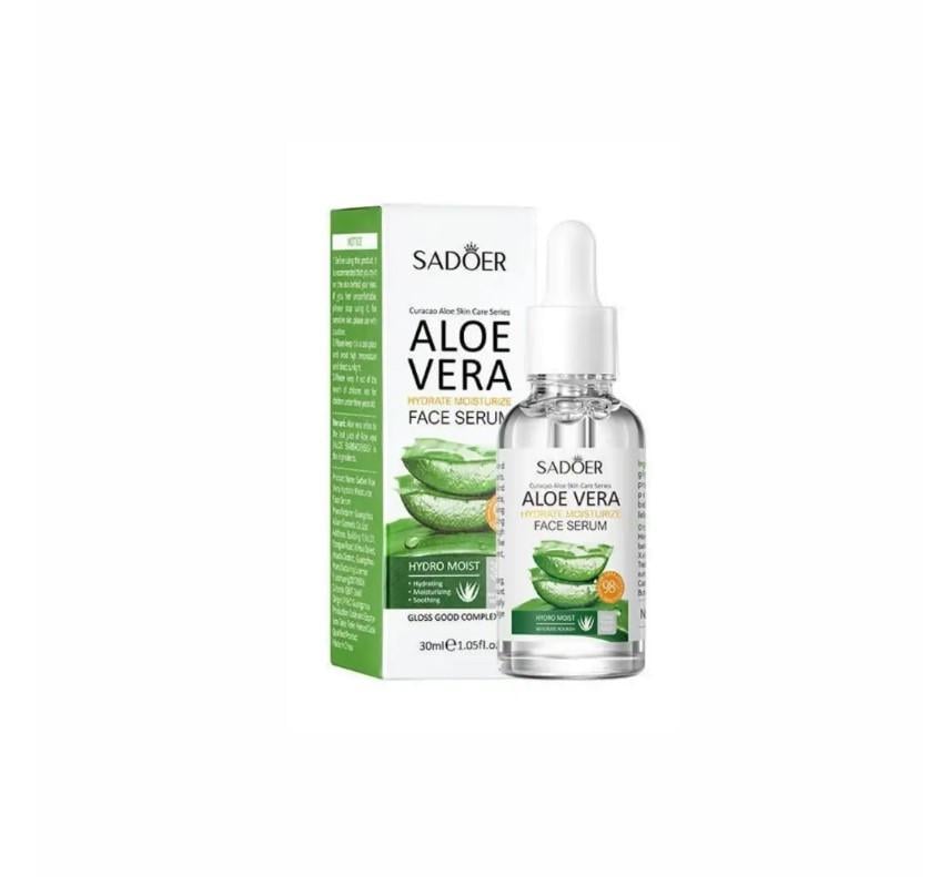 Сироватка для обличчя Sadoer Aloe Vera Hydrate Moisturize Face Serum з екстрактом алое вера 30 мл (2112705462)