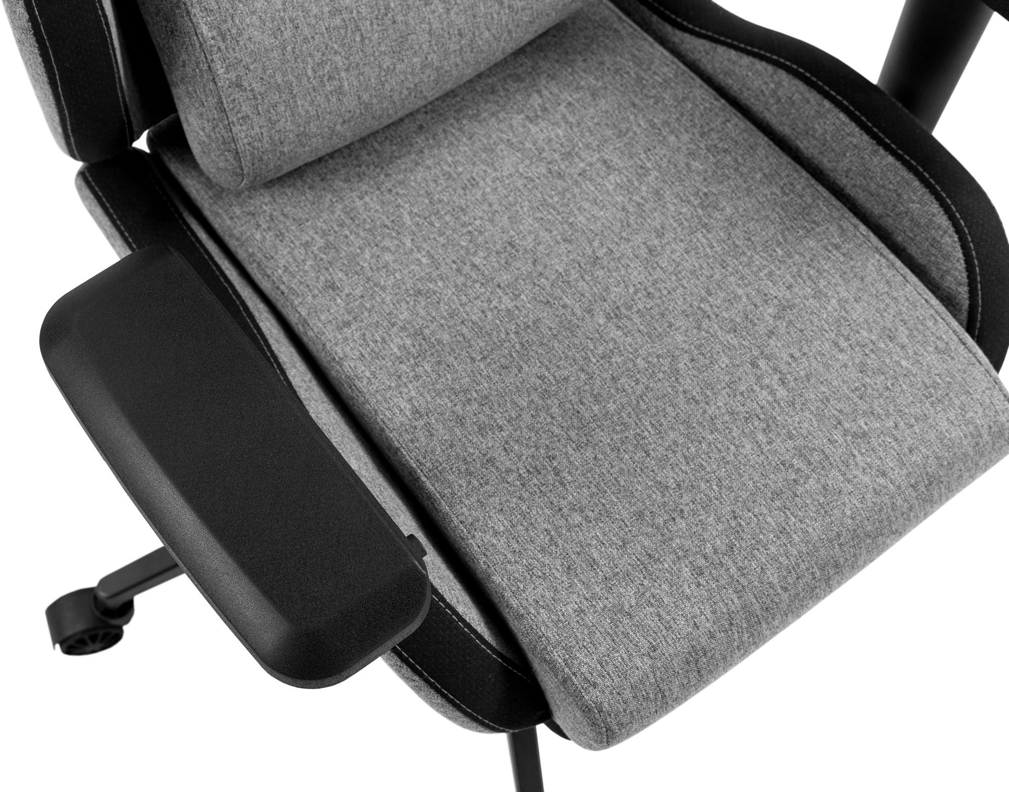 Кресло геймерское GT Racer X-2305 Fabric Grey/Black - фото 10