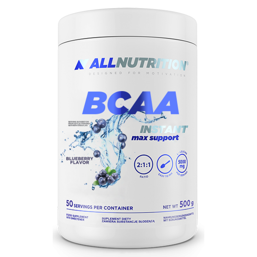 Комплекс амінокислот BCAA Max Support Instant 500 г Bllueberry (100-94-1223763-20)