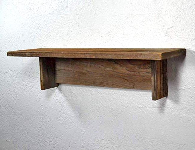 Полка настенная из дерева Плаза 55 см Капучино (НСП-553209)