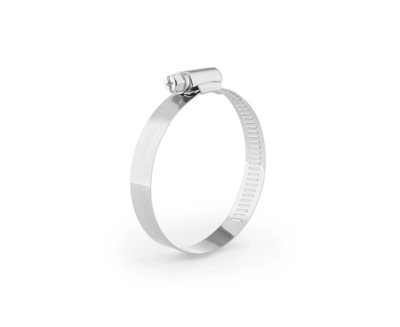 Хомут W2 50-70 нержавеющая сталь 10 шт. (2428860182) - фото 1