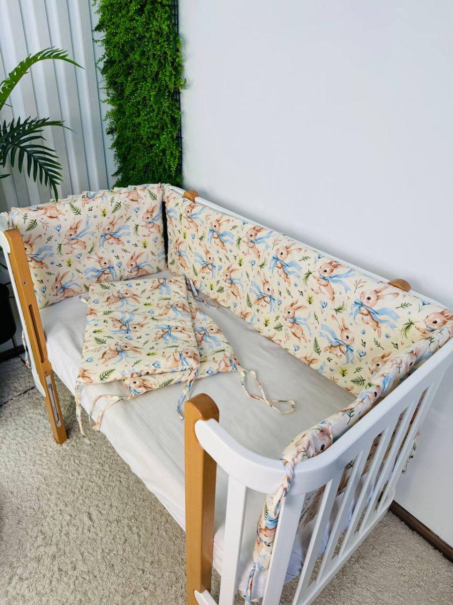 Бортики в кроватку 4 части 120х60 см (4523)