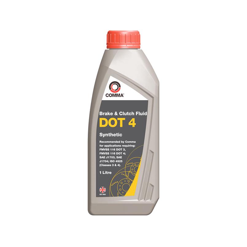 Гальмівна рідина COMMA DOT 4 Brake Fluid 1 л (BF41L)