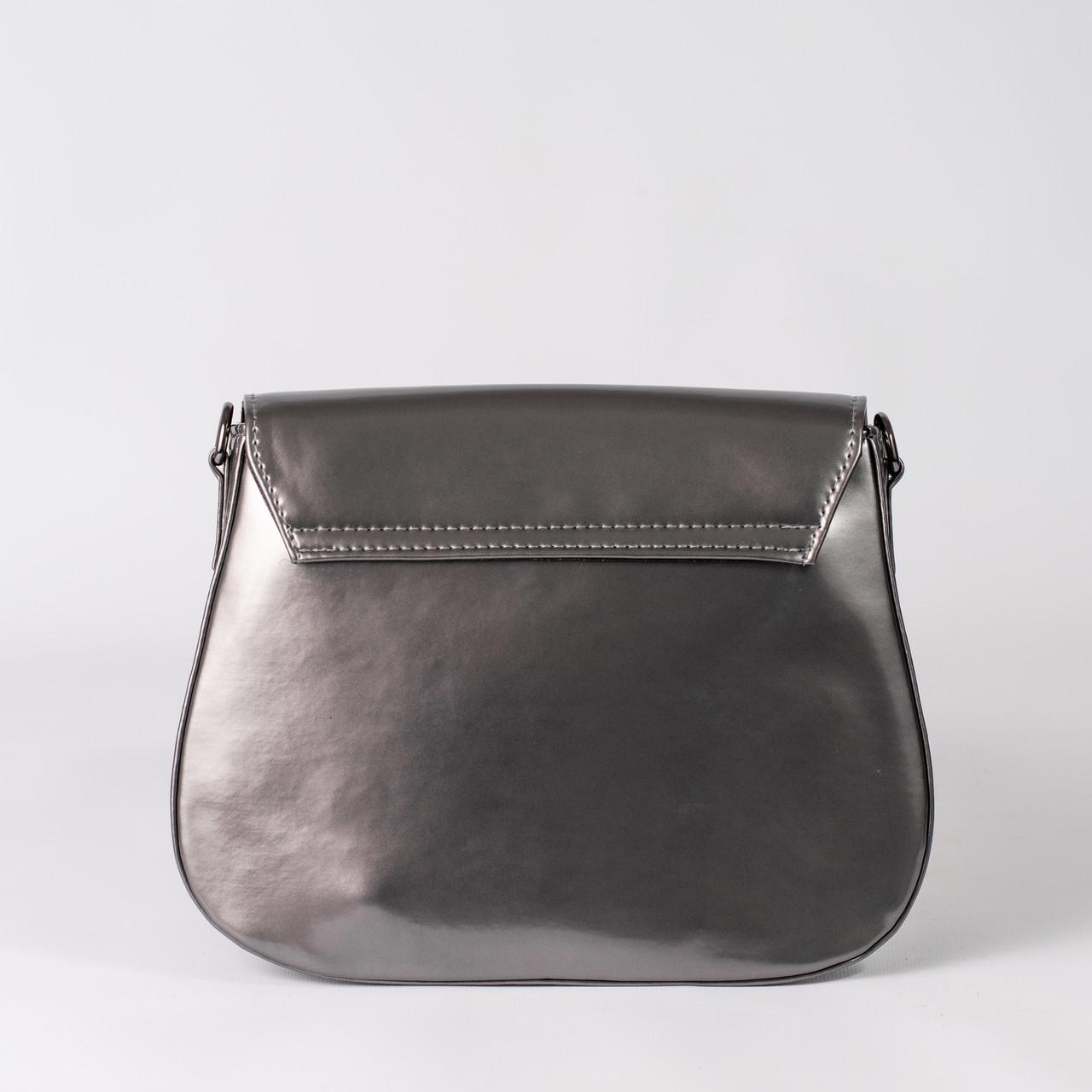 Сумка женская багет XENIA № 07-24 Серебристый - фото 3 Сумка женская багет XENIA № 07-24 Серебристый - фото 3