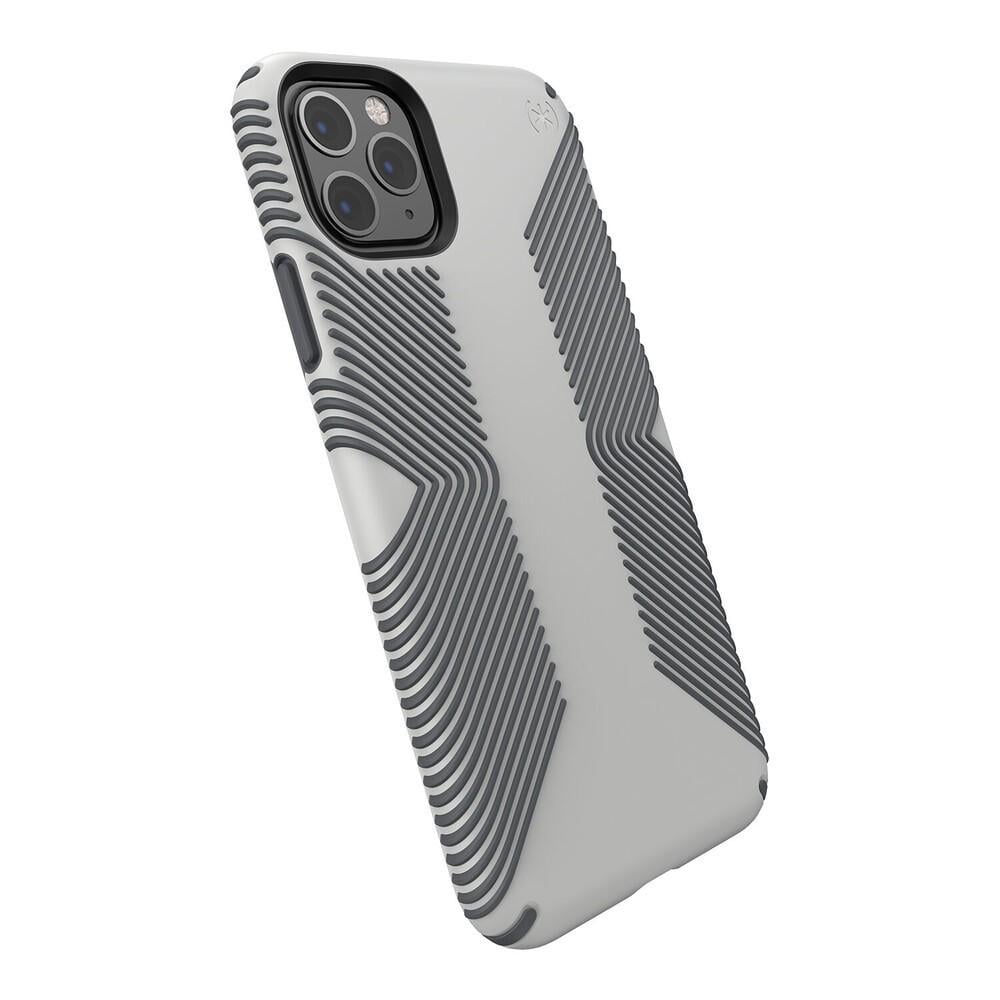 Чехол противоударный с антимикробным покрытием Speck Presidio Grip для Iphone 11 Pro (5.8") Marble Grey Anthracite