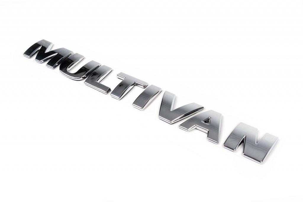 Надпись Multivan Davs Auto для Volkswagen T5 Multivan 2003-2010 гг. abs-пластик Хром