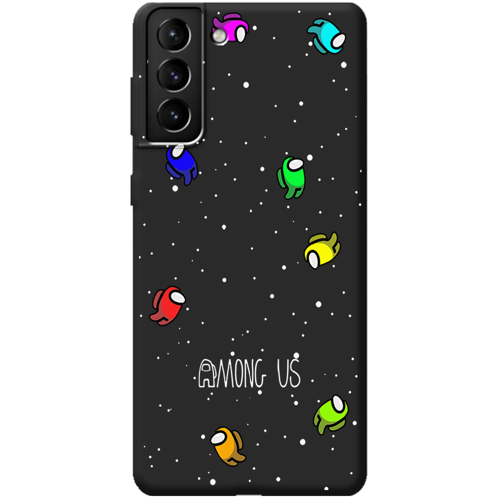 Чехол BoxFace Samsung G996 Galaxy S21 Plus Among Us Invisible Черный силикон (41718-bk76-44006)