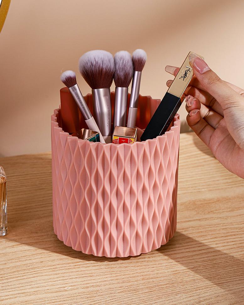 Органайзер для косметики 14408 11,7х11,8 см Розовый (4818468) - фото 2