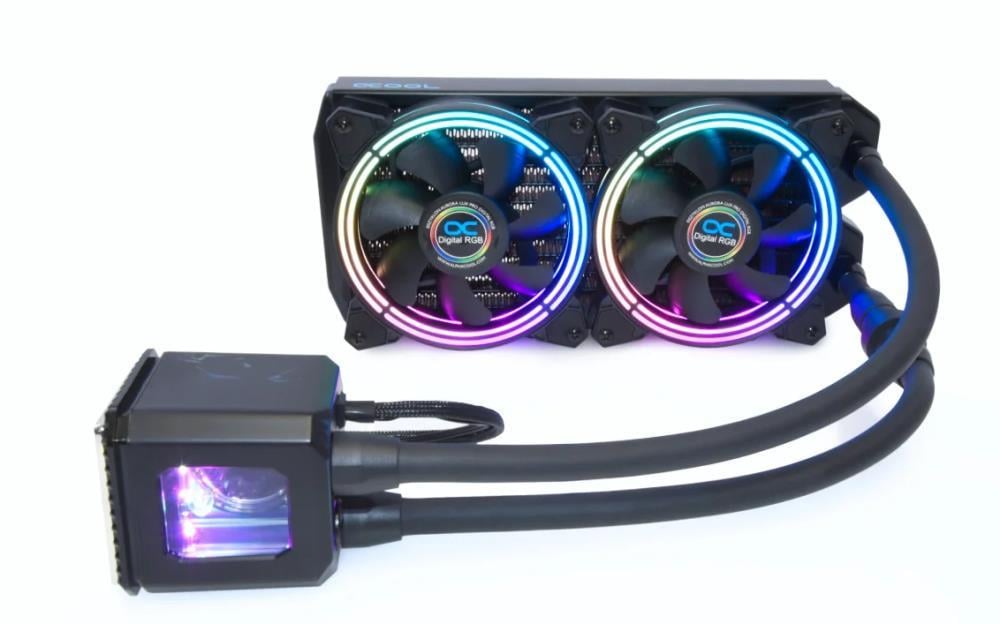 Система охолодження для комп’ютерного процесора Alphacool Aurora 240 Digital RGB 11728 Black