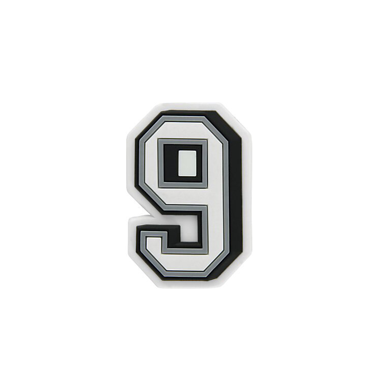 Джибітс для взуття JIBBITZ Цифра 9 світиться в темряві № 1203 (JIB1203)