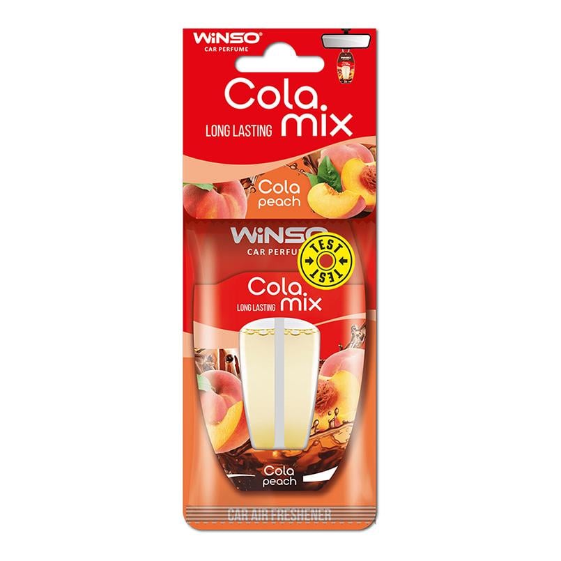 Ароматизатор с двойной капсулой WINSO Cola MIX Cola & Peach (993290)