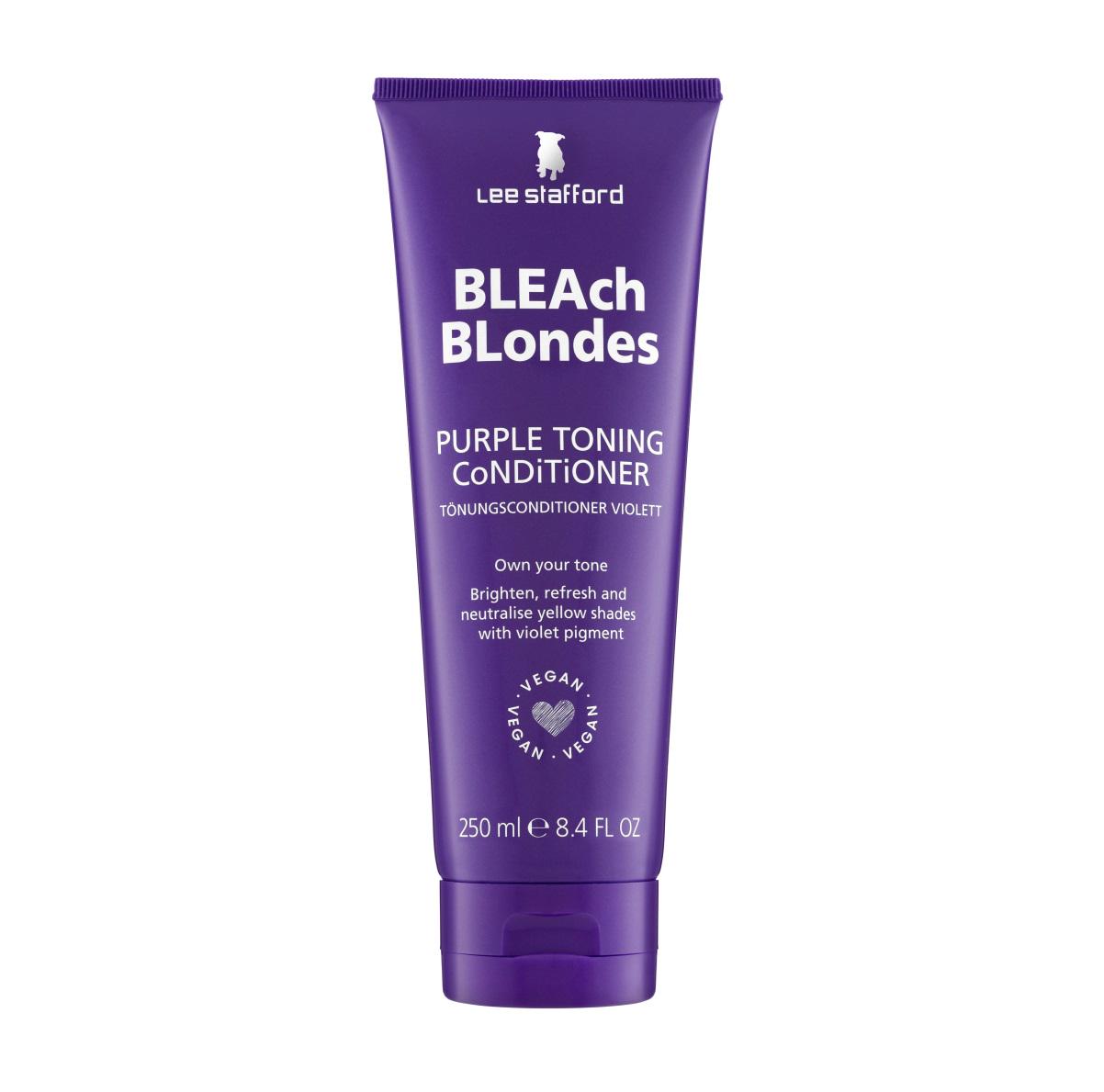 Тонирующий кондиционер для осветленных волос Lee Stafford Bleach Blondes Purple Toning Conditioner 250 мл Фиолетовый (5060282705791)