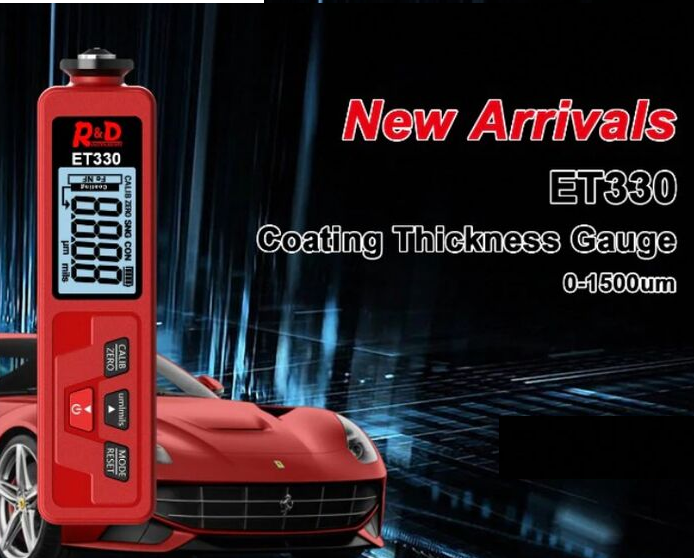 Товщиномір фарби автомобільний R&D ET330 B-red 0-1500 мікрон Fe&NFe (1195785897) - фото 5 Товщиномір фарби автомобільний R&D ET330 B-red 0-1500 мікрон Fe&NFe (1195785897) - фото 5