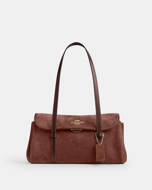 Сумка жіноча Coach Bridget Flap Shoulder Bag Коричневий (37017267)