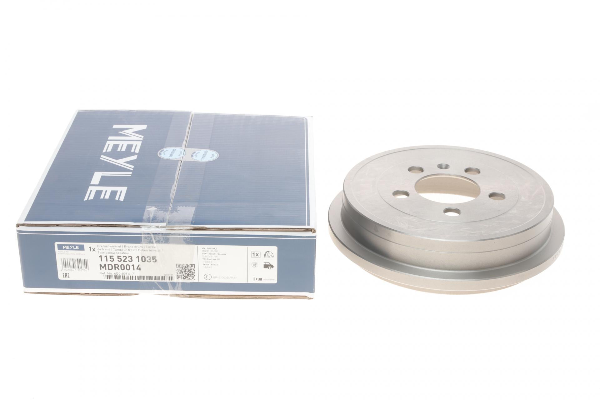 Барабан гальмівний задній Skoda Fabia/VW Polo 99- (115 523 1035)