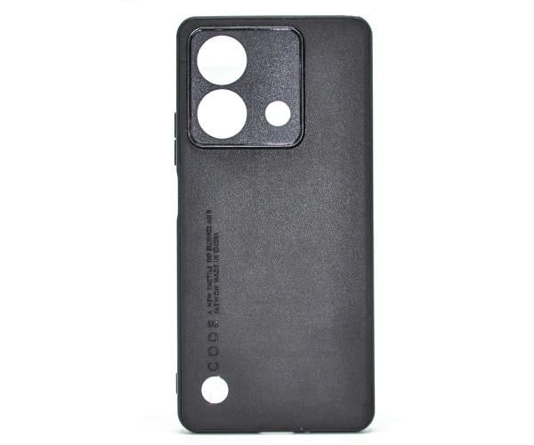 Шкіряний чохол - накладка CODE Tactile Experience для Xiaomi Redmi Note 13 5G Чорний