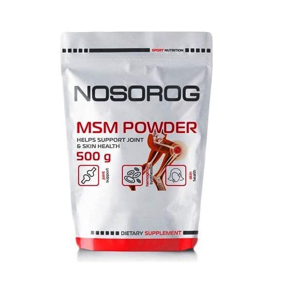 Хондропротектор (для спорту) Nosorog Nutrition MSM Powder 500 g /250 servings/ Pure