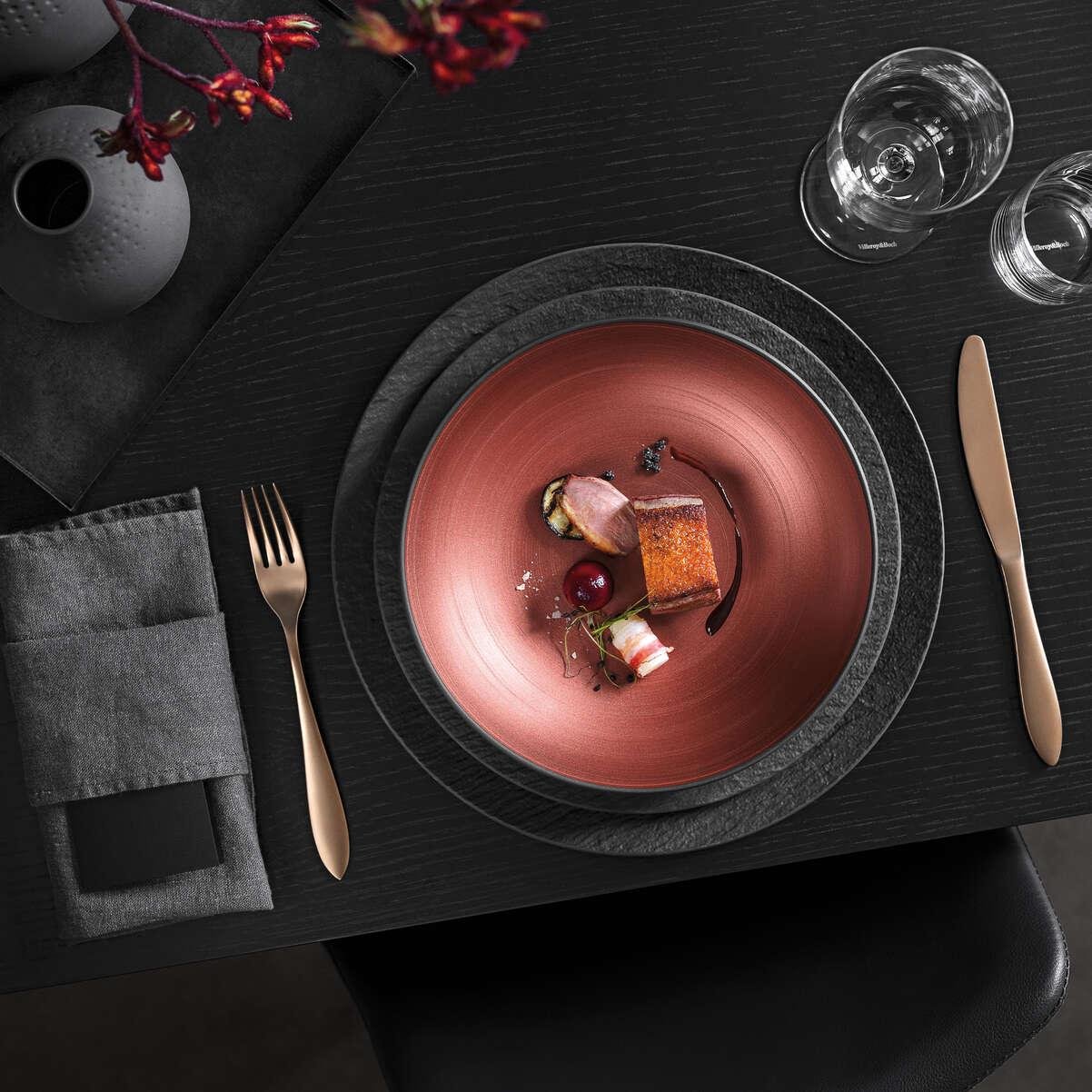 Набор глубоких тарелок Villeroy & Boch Manufacture Rock Glow Schale Ø24/430 мл 6 предметов (6-1042832536) - фото 5 Набор глубоких тарелок Villeroy & Boch Manufacture Rock Glow Schale Ø24/430 мл 6 предметов (6-1042832536) - фото 5