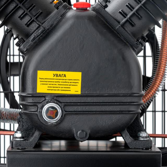 Компрессор Storm Intertool PT-0014 100 л 3 кВт 220 В 10 атм 500 л/мин. 2 цилиндра (113720) - фото 8 Компрессор Storm Intertool PT-0014 100 л 3 кВт 220 В 10 атм 500 л/мин. 2 цилиндра (113720) - фото 8