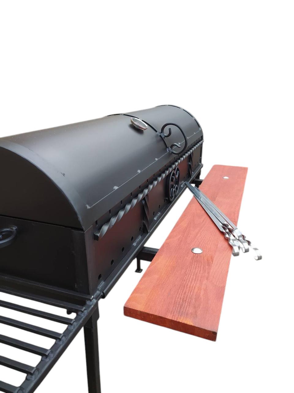 Гриль-мангал на 20 шампурів сталь 4 мм 100 см (1785702653) - фото 3 Гриль-мангал на 20 шампурів сталь 4 мм 100 см (1785702653) - фото 3