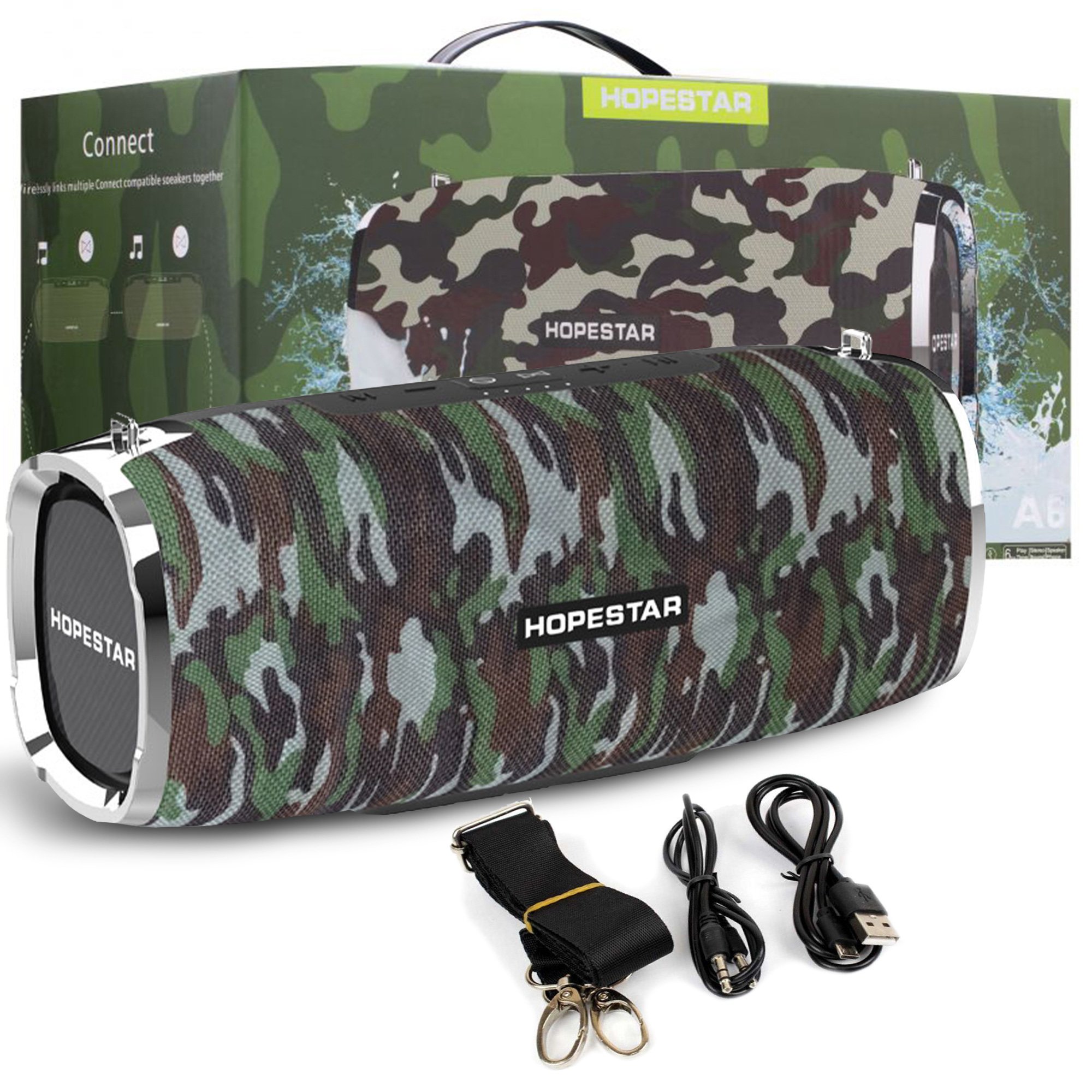 Акустична система Hopestar А6 Камуфляж - фото 1 Акустична система Hopestar А6 Камуфляж - фото 1