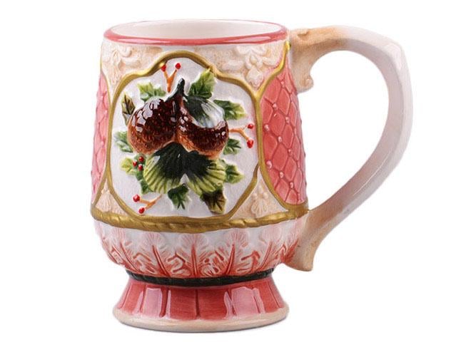 Чашка керамическая Lefard Праздничная 350 мл (59-578)