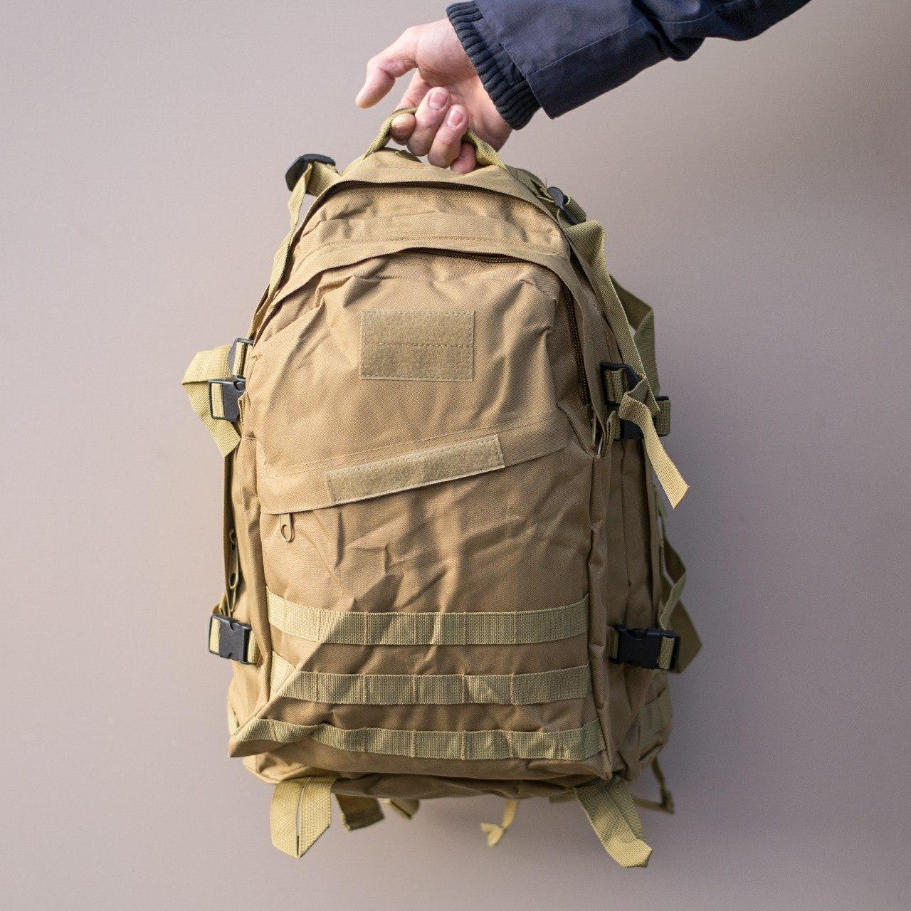 Рюкзак військовий чоловічий 45 л Coyote (00034) - фото 10