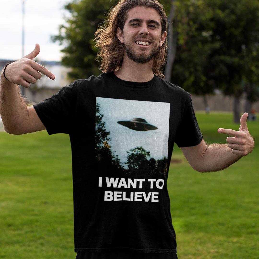 Футболка унісекс The X Files I Want To Believe Poster M Чорний (00000010311) Футболка унісекс The X Files I Want To Believe Poster M Чорний (00000010311)